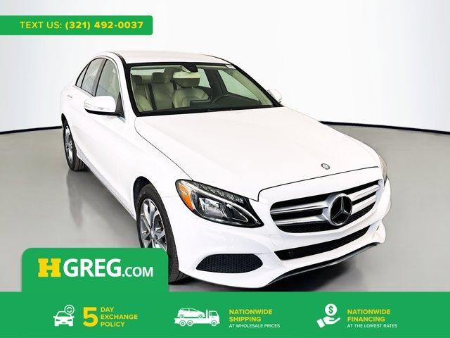 used 2015 Mercedes-Benz C-Class car, priced at $10,998