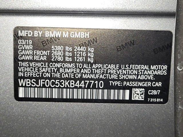 used 2019 BMW M5 car, priced at $53,295