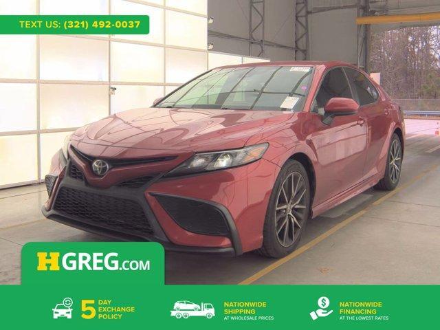 used 2021 Toyota Camry car, priced at $19,195