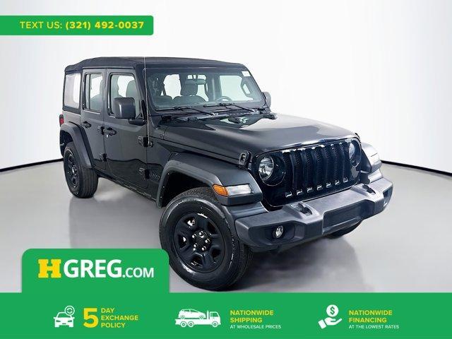 used 2022 Jeep Wrangler Unlimited car, priced at $23,598