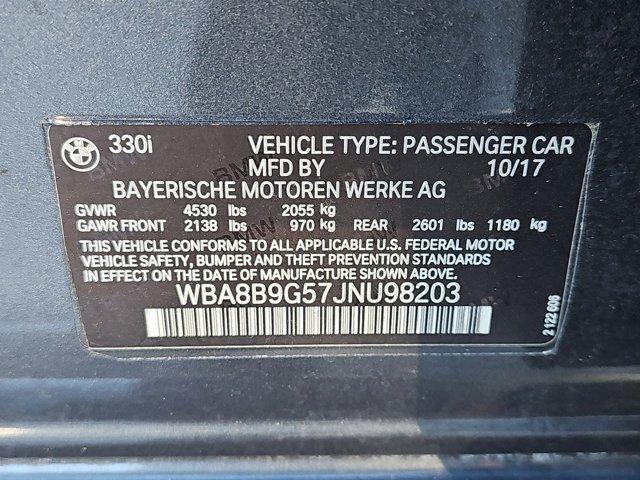 used 2018 BMW 330 car, priced at $15,995