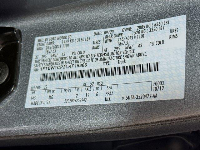 used 2020 Ford F-150 car, priced at $19,998