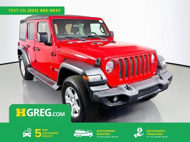 used 2018 Jeep Wrangler Unlimited car, priced at $18,298