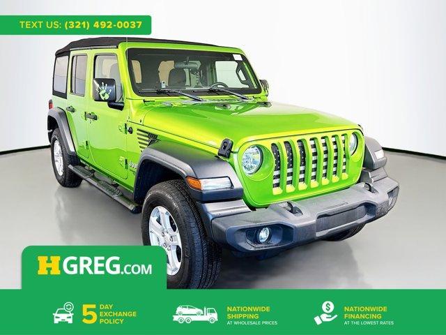 used 2019 Jeep Wrangler Unlimited car, priced at $18,298