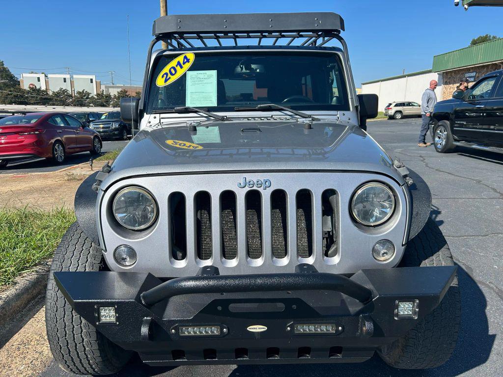 used 2014 Jeep Wrangler Unlimited car, priced at $13,695