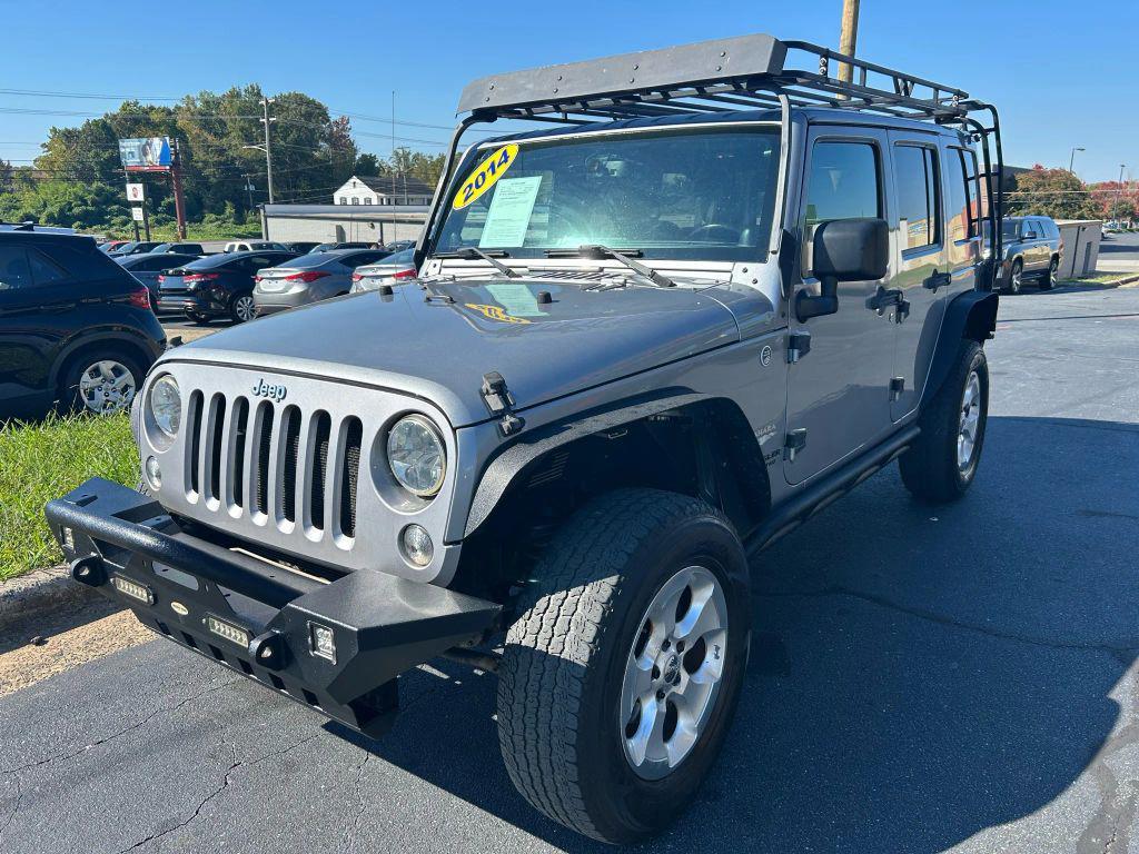 used 2014 Jeep Wrangler Unlimited car, priced at $13,695