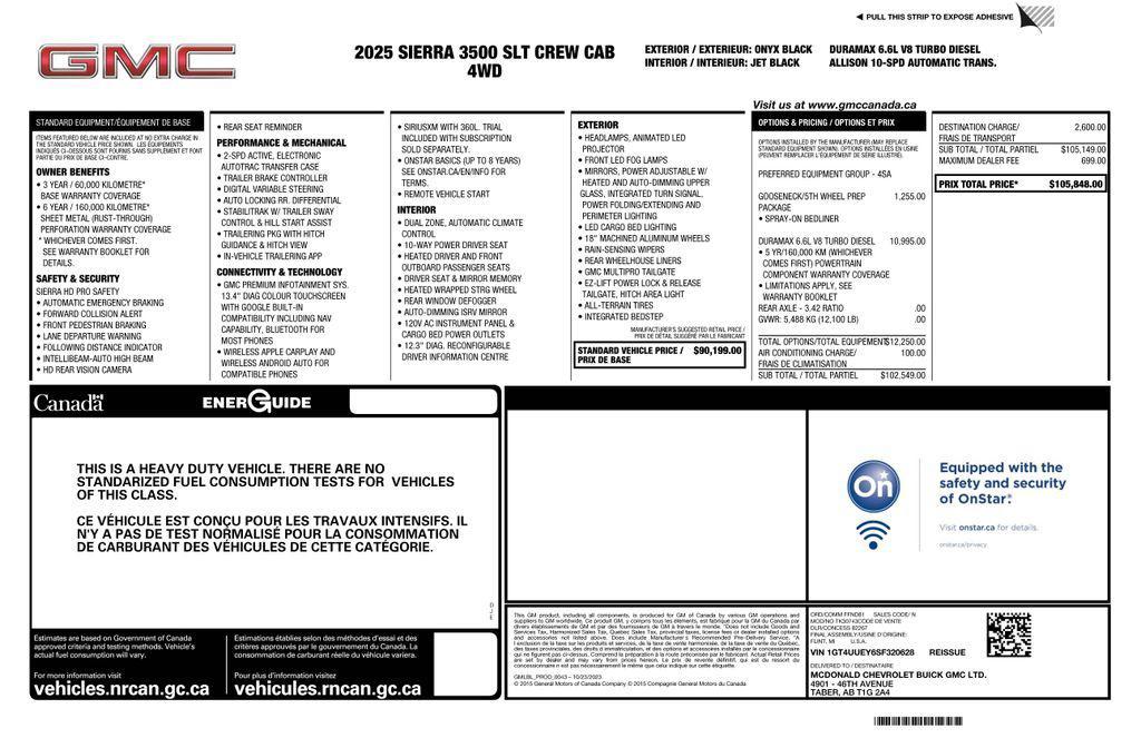 used 2025 GMC Sierra 3500 car, priced at $67,072