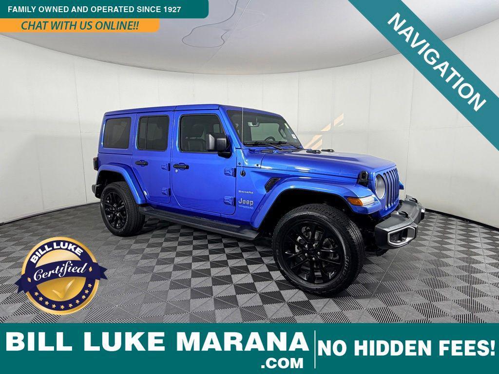 used 2021 Jeep Wrangler Unlimited 4xe car, priced at $28,373