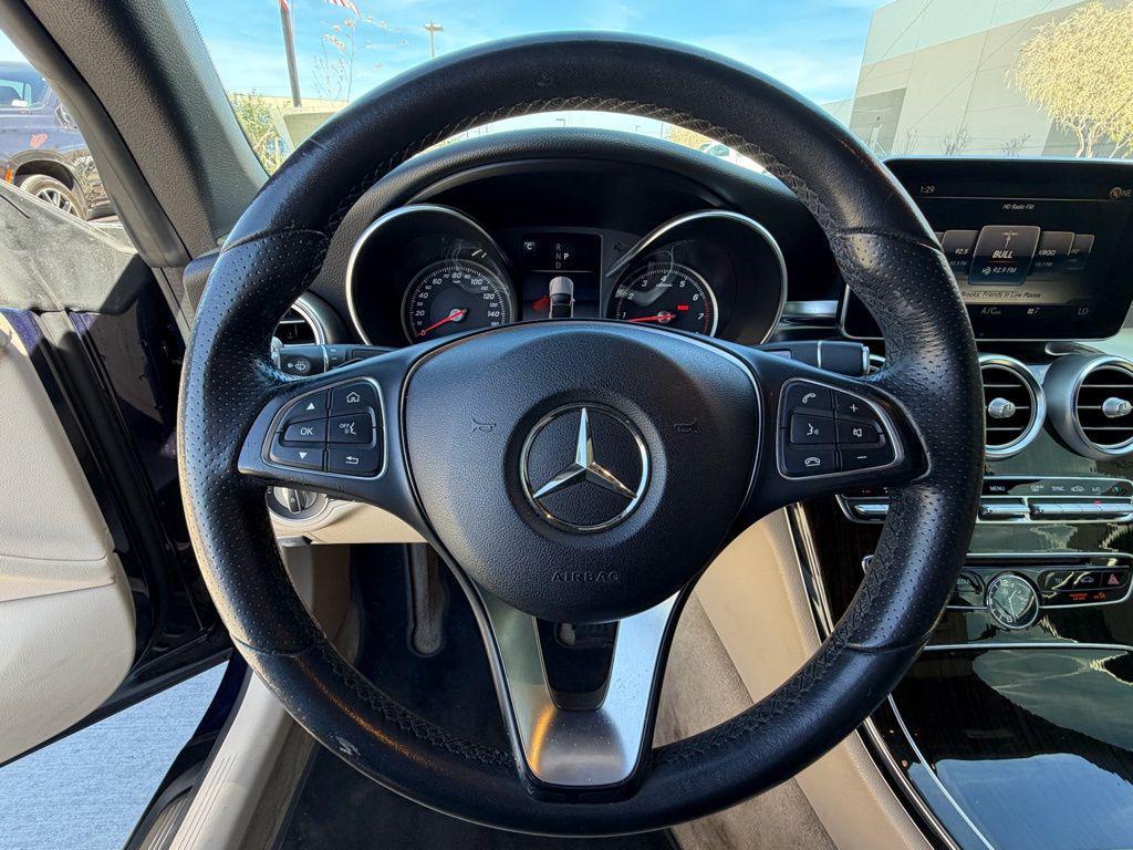 used 2018 Mercedes-Benz C-Class car, priced at $26,995