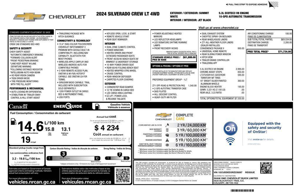 used 2024 Chevrolet Silverado 1500 car, priced at $37,973