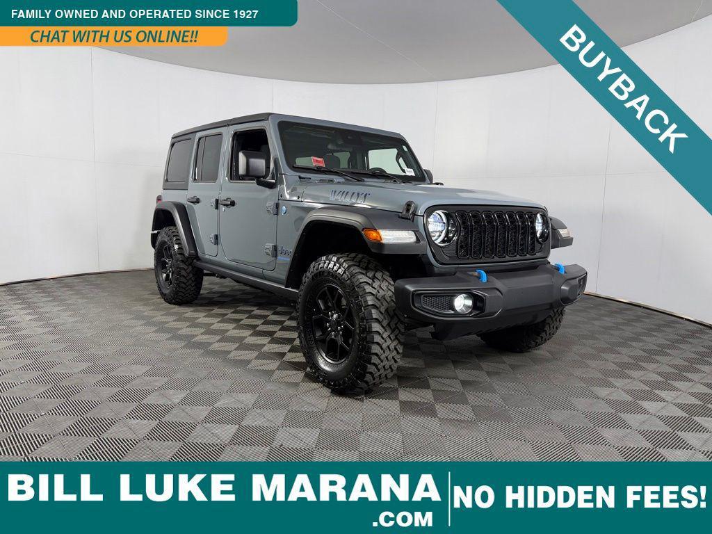 used 2024 Jeep Wrangler 4xe car, priced at $28,375