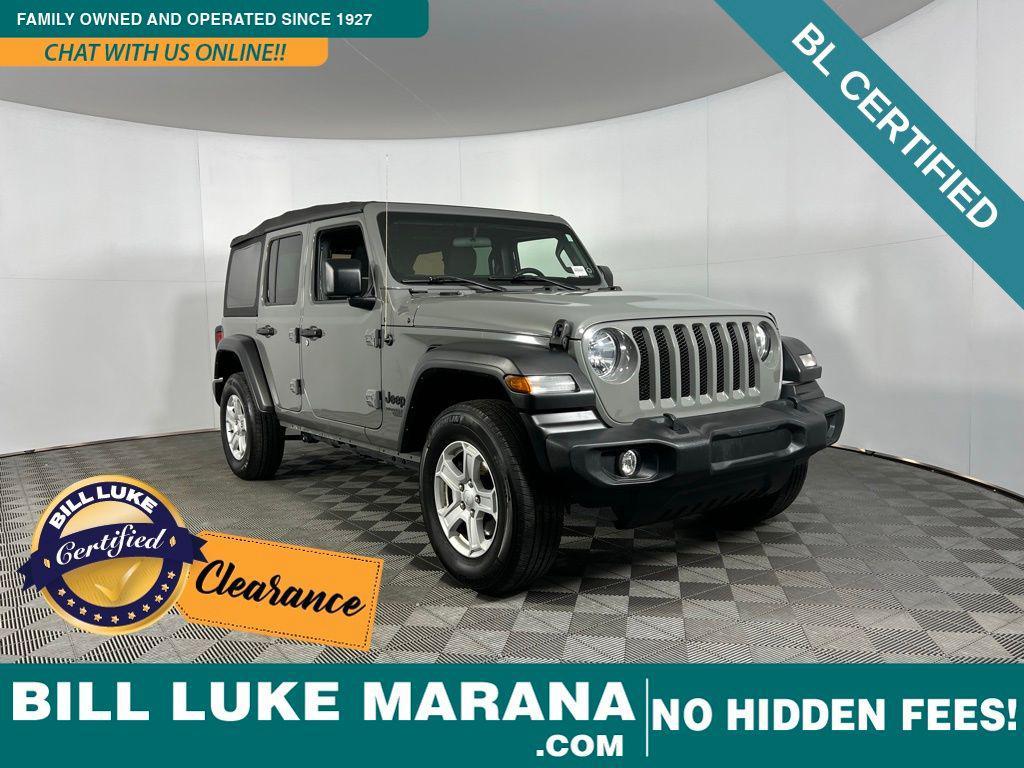 used 2021 Jeep Wrangler Unlimited car, priced at $24,673