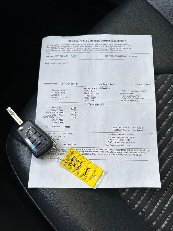 used 2018 Toyota Camry car, priced at $12,999