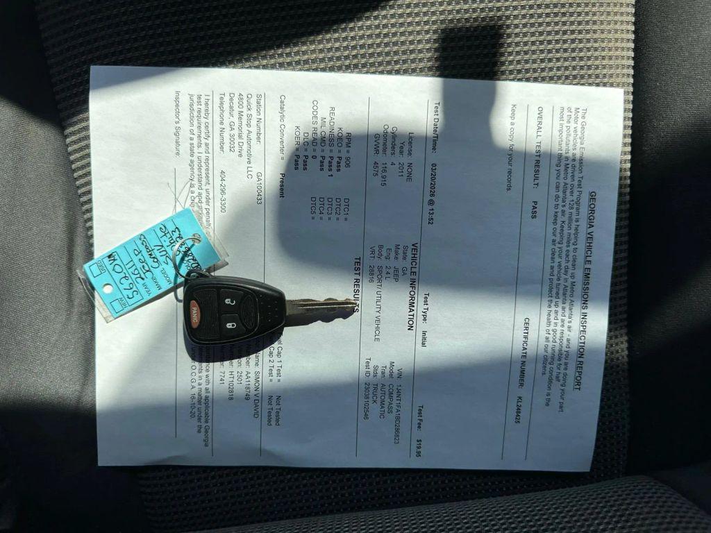 used 2011 Jeep Compass car, priced at $5,999