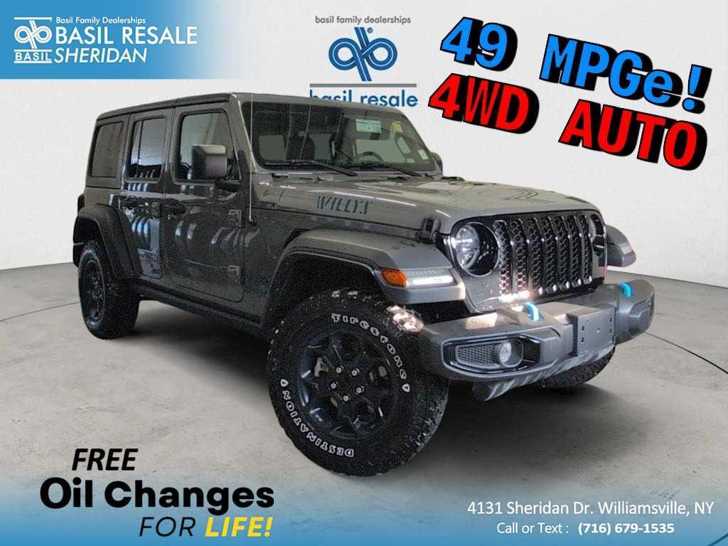used 2023 Jeep Wrangler 4xe car, priced at $32,500