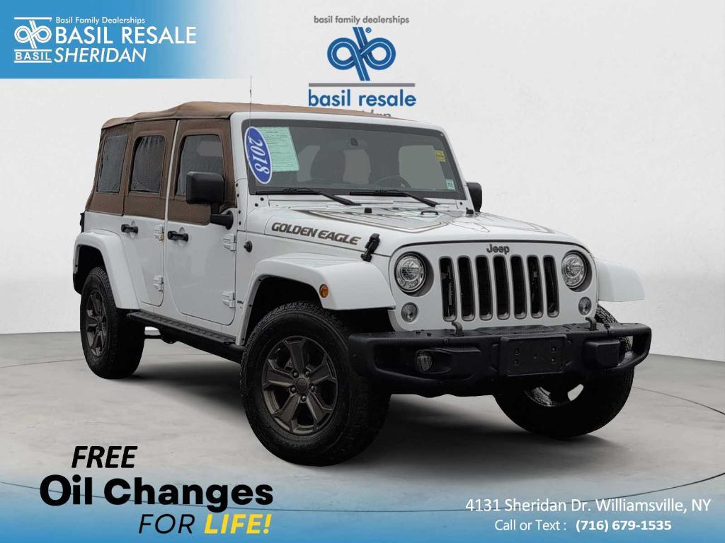 used 2018 Jeep Wrangler JK Unlimited car, priced at $18,700