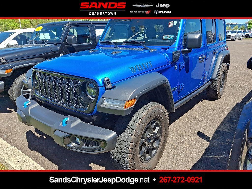 used 2024 Jeep Wrangler 4xe car, priced at $32,988