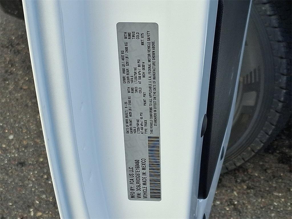 new 2026 Ram ProMaster 2500 car, priced at $54,934