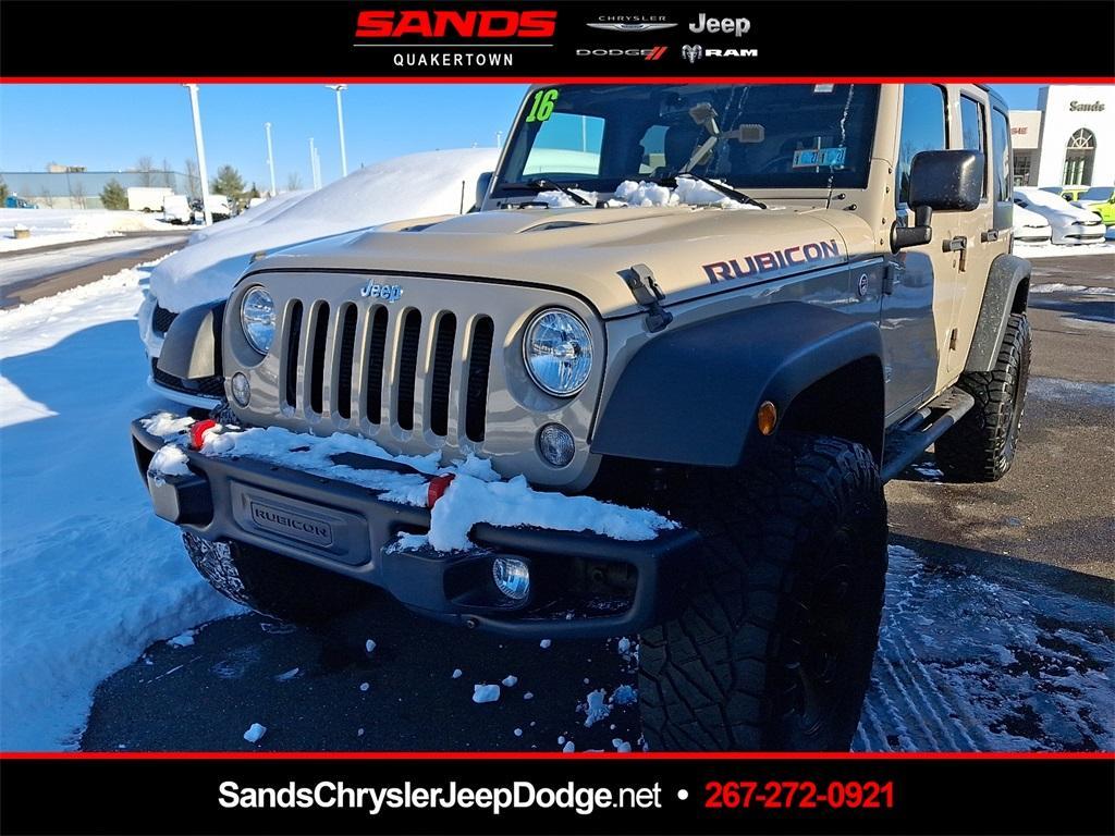 used 2016 Jeep Wrangler Unlimited car, priced at $25,788