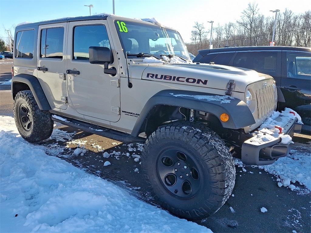 used 2016 Jeep Wrangler Unlimited car, priced at $25,788