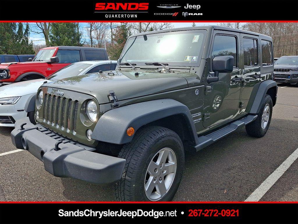 used 2015 Jeep Wrangler Unlimited car, priced at $15,881