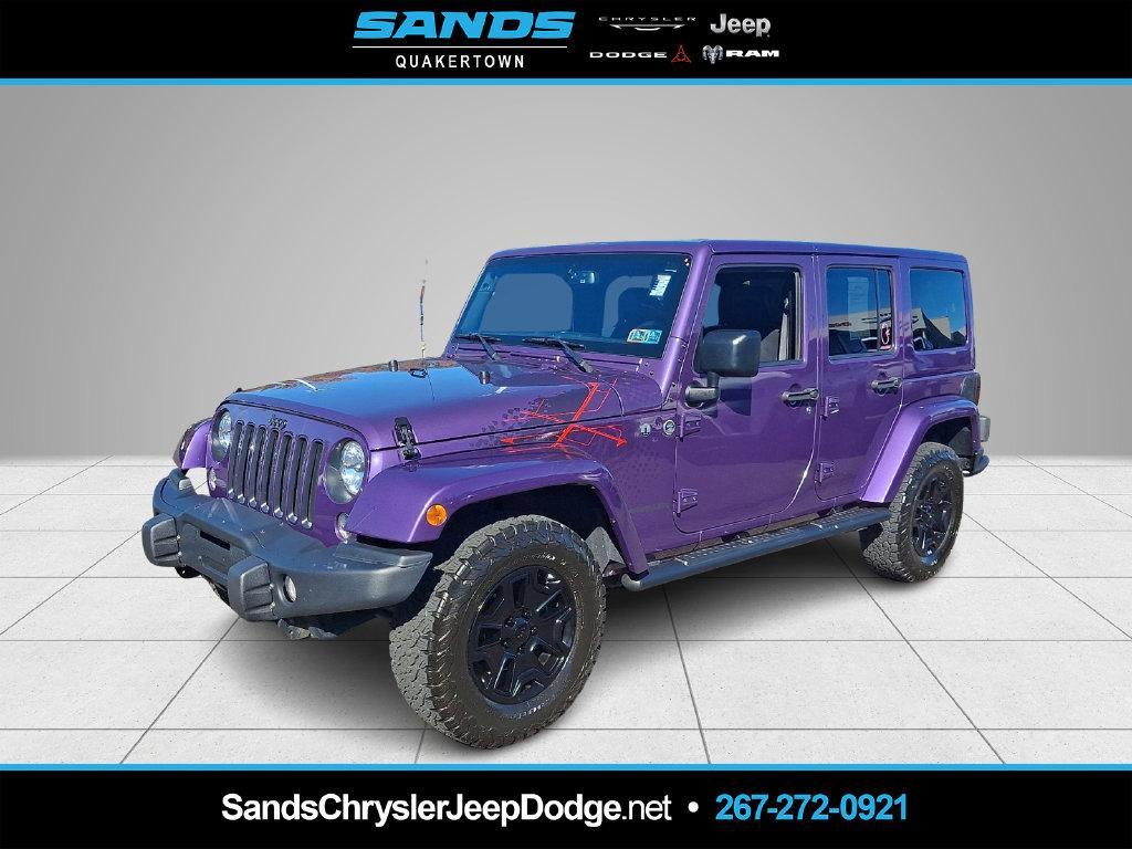 used 2016 Jeep Wrangler Unlimited car, priced at $19,262