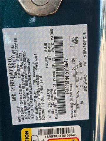 new 2026 Ford Mustang car, priced at $37,070