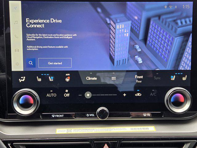 new 2026 Lexus TX 500h car, priced at $75,322