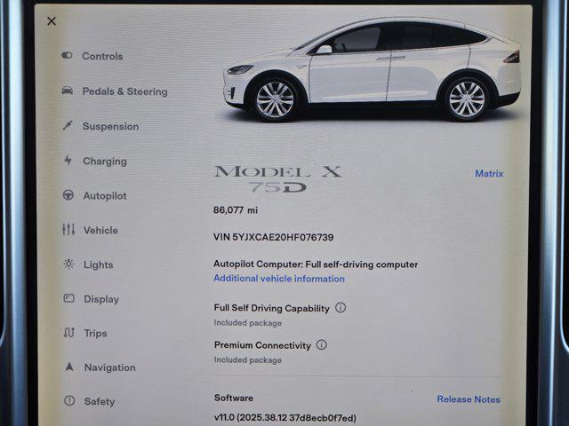 used 2017 Tesla Model X car, priced at $20,600