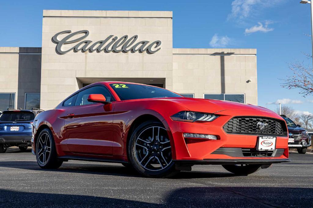 used 2022 Ford Mustang car, priced at $21,000