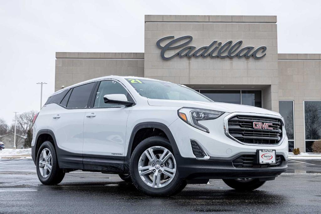 used 2021 GMC Terrain car, priced at $21,492