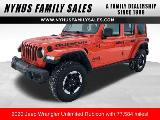 used 2020 Jeep Wrangler Unlimited car, priced at $28,837