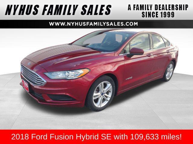 used 2018 Ford Fusion Hybrid car, priced at $11,482