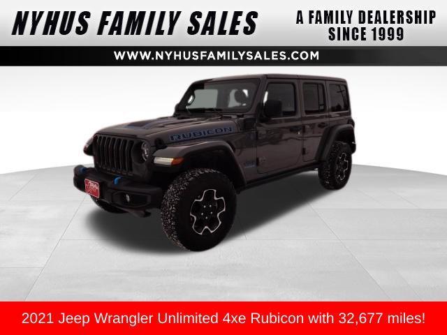 used 2021 Jeep Wrangler Unlimited 4xe car, priced at $33,606