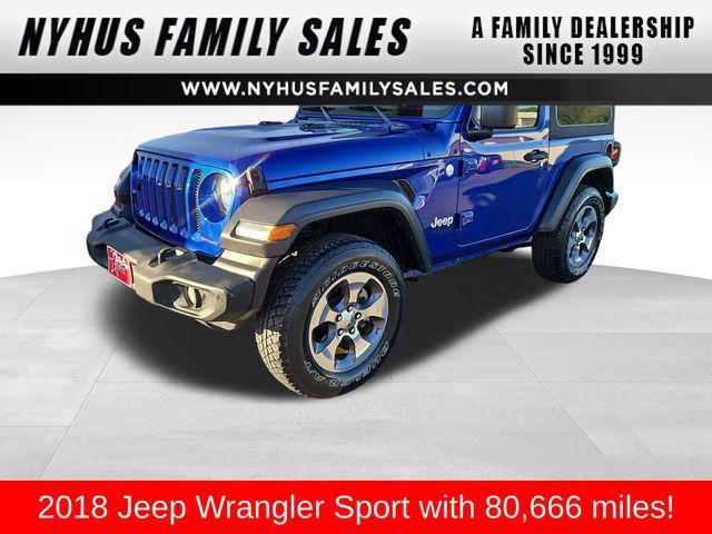 used 2018 Jeep Wrangler car, priced at $19,086