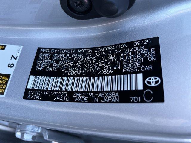 new 2026 Toyota Corolla Hybrid car, priced at $28,210