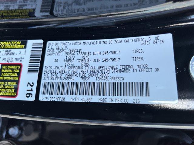 new 2026 Toyota Tacoma car, priced at $42,085