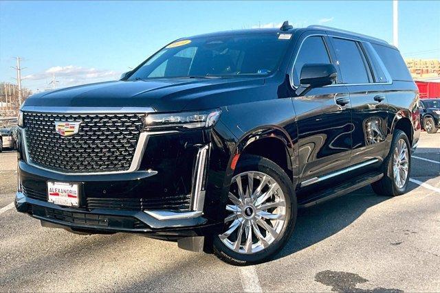used 2024 Cadillac Escalade ESV car, priced at $75,650