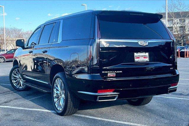 used 2024 Cadillac Escalade ESV car, priced at $75,650