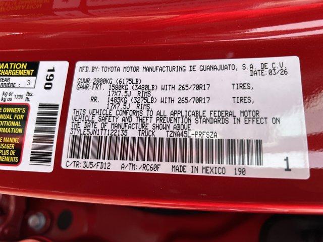 new 2026 Toyota Tacoma car, priced at $43,422