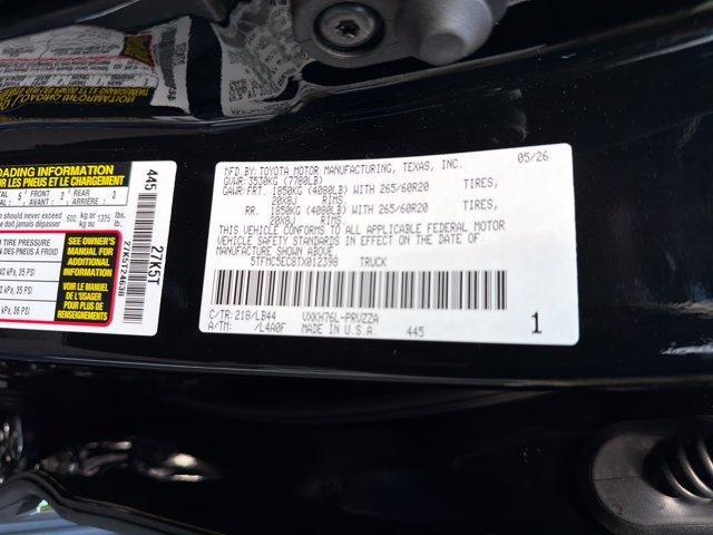 new 2026 Toyota Tundra Hybrid car, priced at $73,875