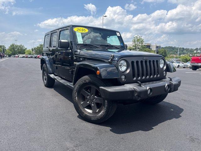 used 2016 Jeep Wrangler Unlimited car, priced at $22,645