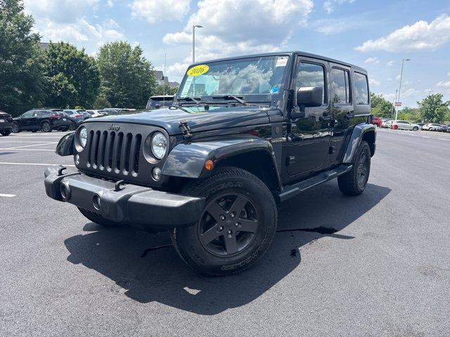 used 2016 Jeep Wrangler Unlimited car, priced at $22,645