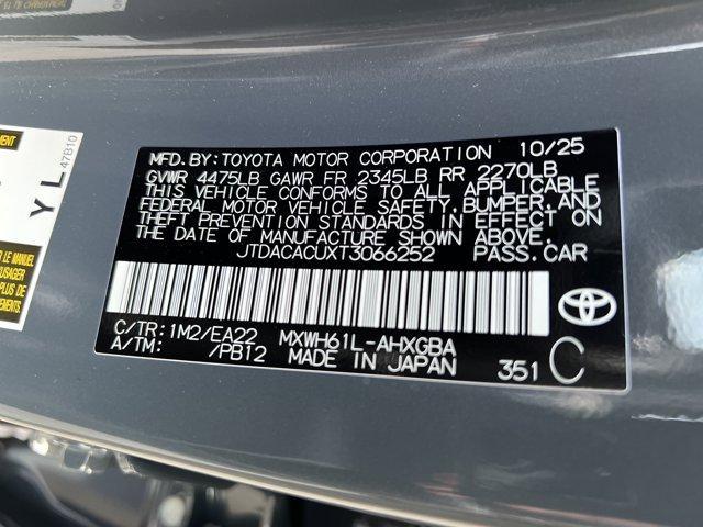 new 2026 Toyota Prius Plug-In Hybrid car, priced at $38,539