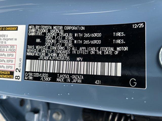 new 2026 Toyota Land Cruiser car, priced at $66,276