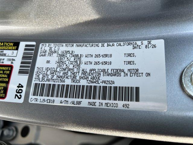 new 2026 Toyota Tacoma car, priced at $52,573