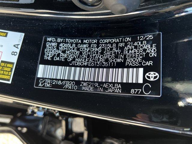 new 2026 Toyota Corolla Hybrid car, priced at $26,429