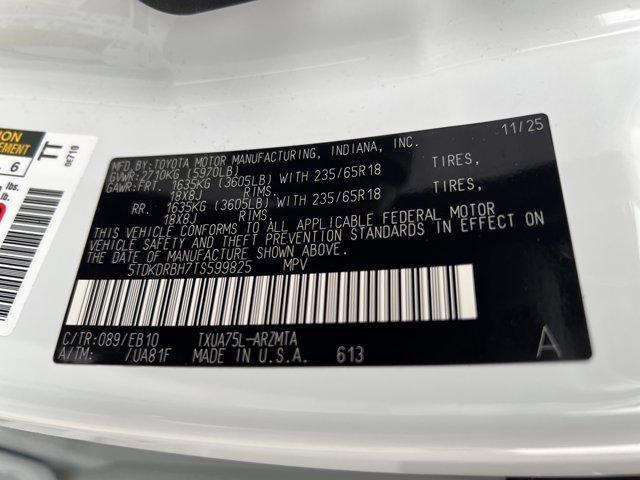 new 2026 Toyota Highlander car, priced at $49,901