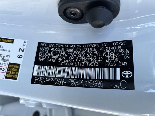 new 2026 Toyota Corolla Hybrid car, priced at $28,994