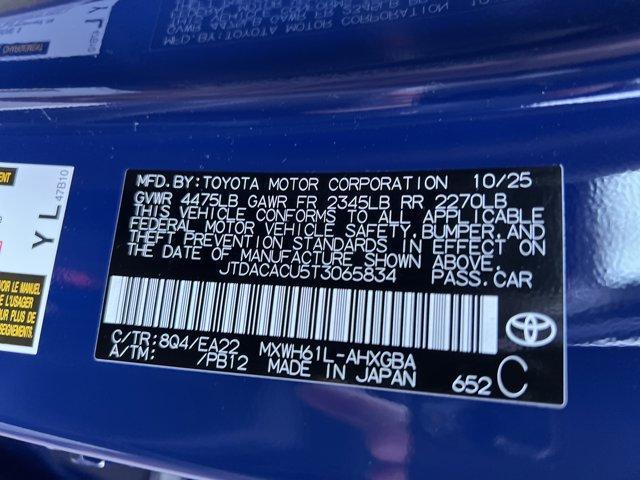 new 2026 Toyota Prius Plug-In Hybrid car, priced at $39,424